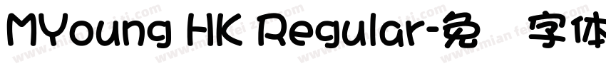 MYoung HK Regular字体转换